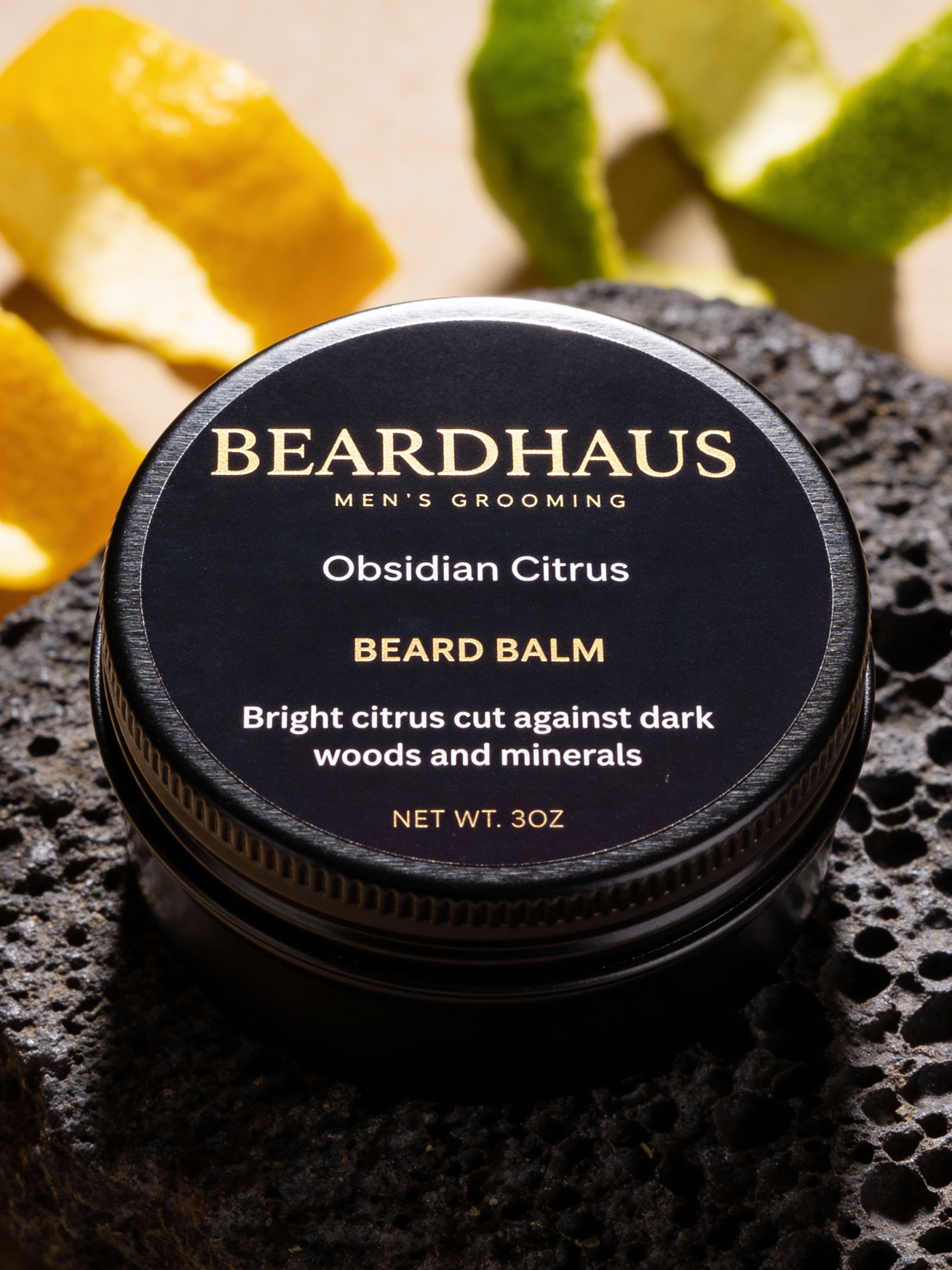Beard Balm - Obsidian Citrus