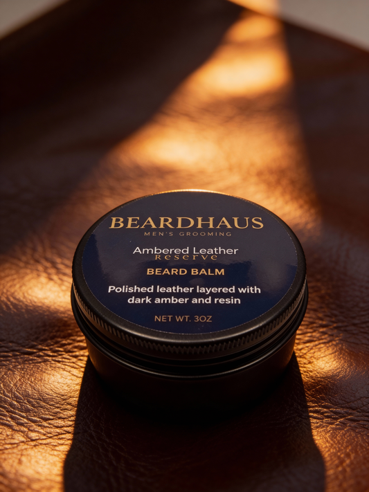 Beard Balm - Ambered Leather Reserve